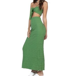 Princess Polly Matilda Maxi Skirt Set Green